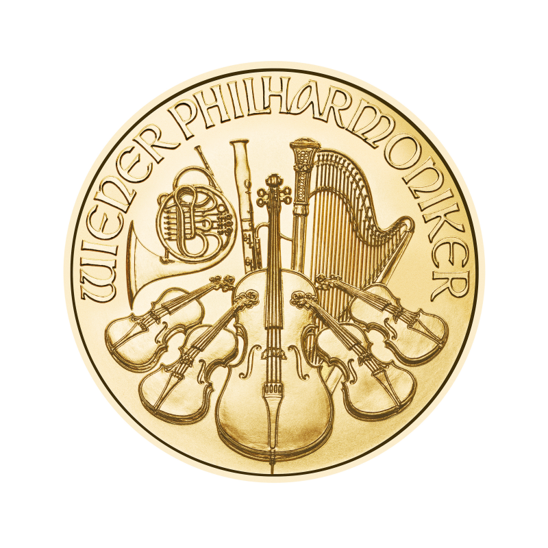 1 oz Østerriksk Filharmoniker gullmynt